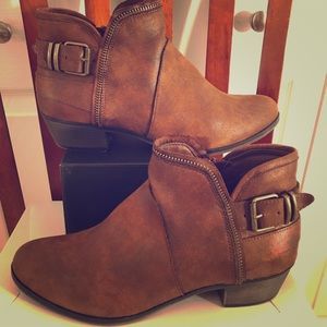 American Rag Edee Booties in Chocolate